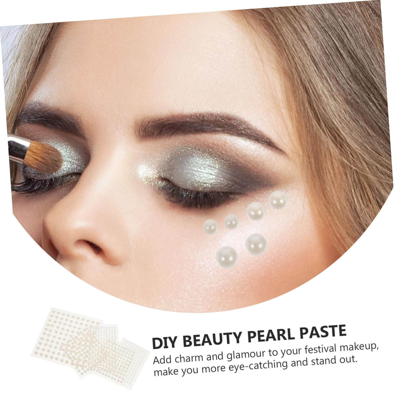 Healvian 4 Set Di Adesivi Per Gemme Per Il Trucco Del Viso Dal Design Unico Aggiungi Fascino Al Tuo Trucco Da Festival 10 Fogli*4