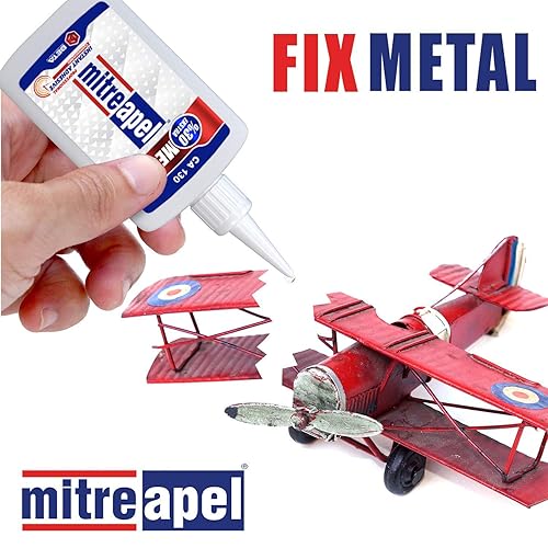 Miniatura 7 de Super CA Glue (2 x 4.5 onzas) con activador adhesivo en aerosol (2 x 16.9 fl oz.) Pegamento CA con activador para madera, plástico, metal, cuero,