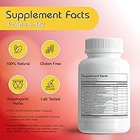 Vista 4 de RLC Labs Adrenal tabletas de extracto, 120