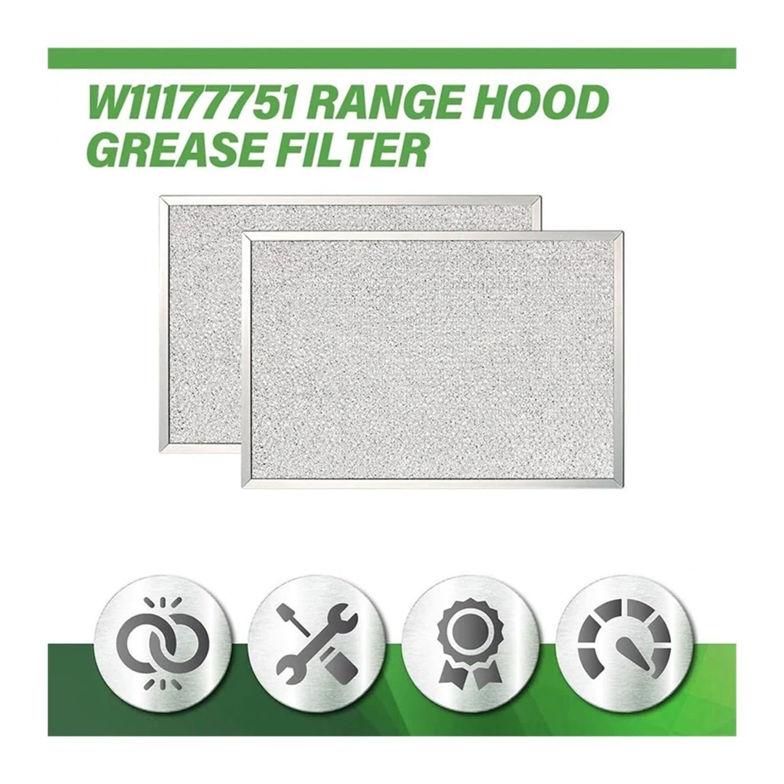 Filtro De Campana Extractora, Compatible Con Whirlpool