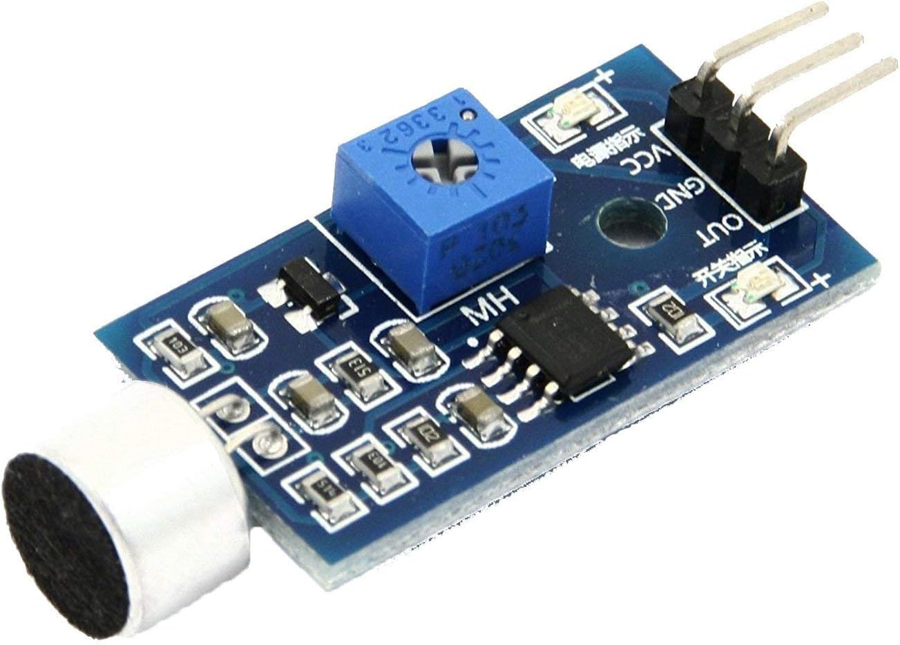 Sound Sensor Module Sound Detection Module Sensor detection Microphone Voice-activated whistle switch Sound module