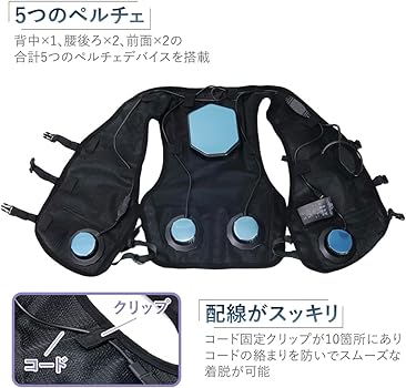 Amazon | 【ウィンドコア ワークマン ペルチェベスト PRO2】空調