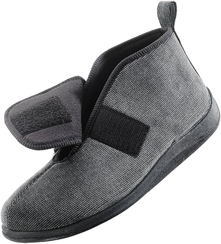 mens slippers for wide feet