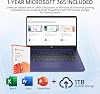 Laptop HP Stream 14" portátil para estudiantes y hogar con 1 año de Microsoft Office 365 | Webcam con obturador, 4GB RAM, almacenamiento flash de 64GB, Copilot AI, CPU Intel Celeron N4120, Windows 11 Home, azul, con mouse inalámbrico 7