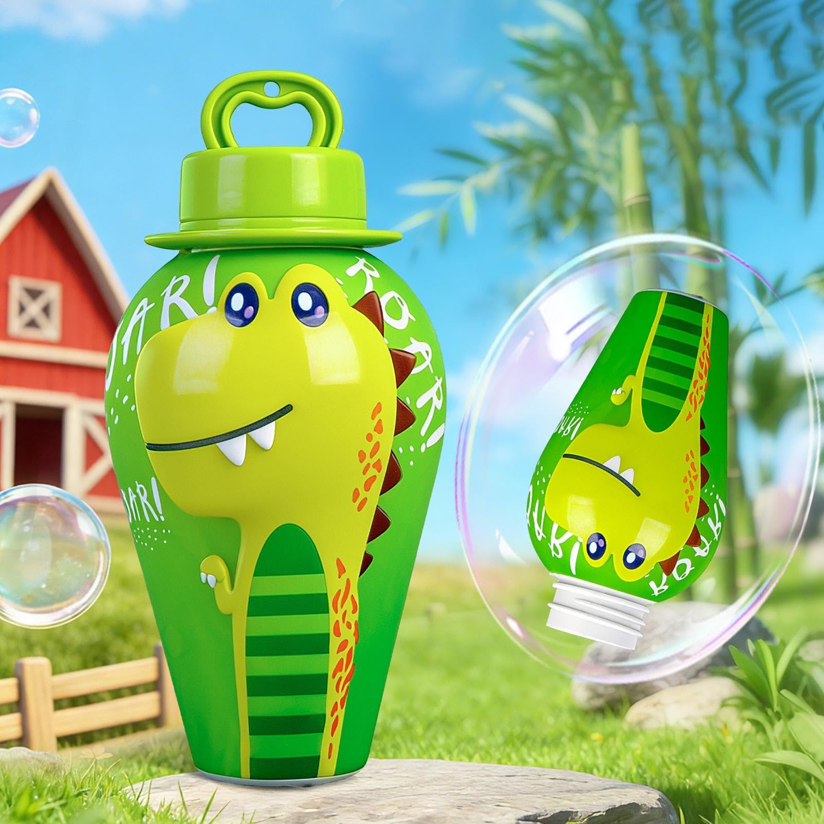 Botella De Burbujas De Jabón Con Diseño De Animal, 30 Ml, A Prueba De Fugas, Para Exteriores, Cumpleaños Y Parques