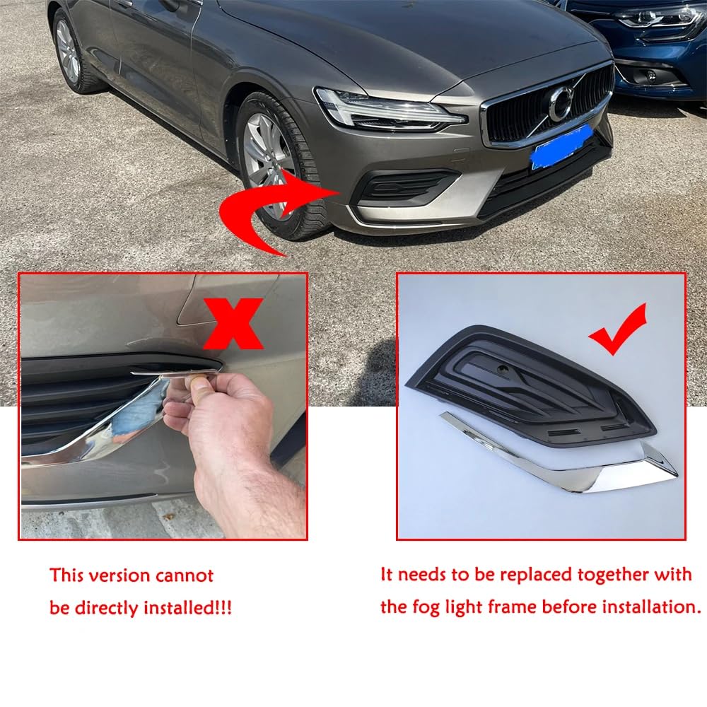 Amazon.com: XNKB PARTS Front Fog Lampshade Decoration Strip