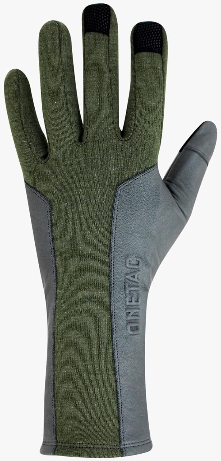 Touch Screen Nomex Pilot Flight Flyers Operator Aviation Duty Work Gloves, Goat Leather Tight FIT Palm