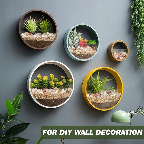 Miniatura 6 de Halatool Crystal Pebbles - Bolsa a granel de 6 libras de 0.27 a 0.79 pulgadas, piedra pulida decorativa de grava de acuario natural, adecuada para