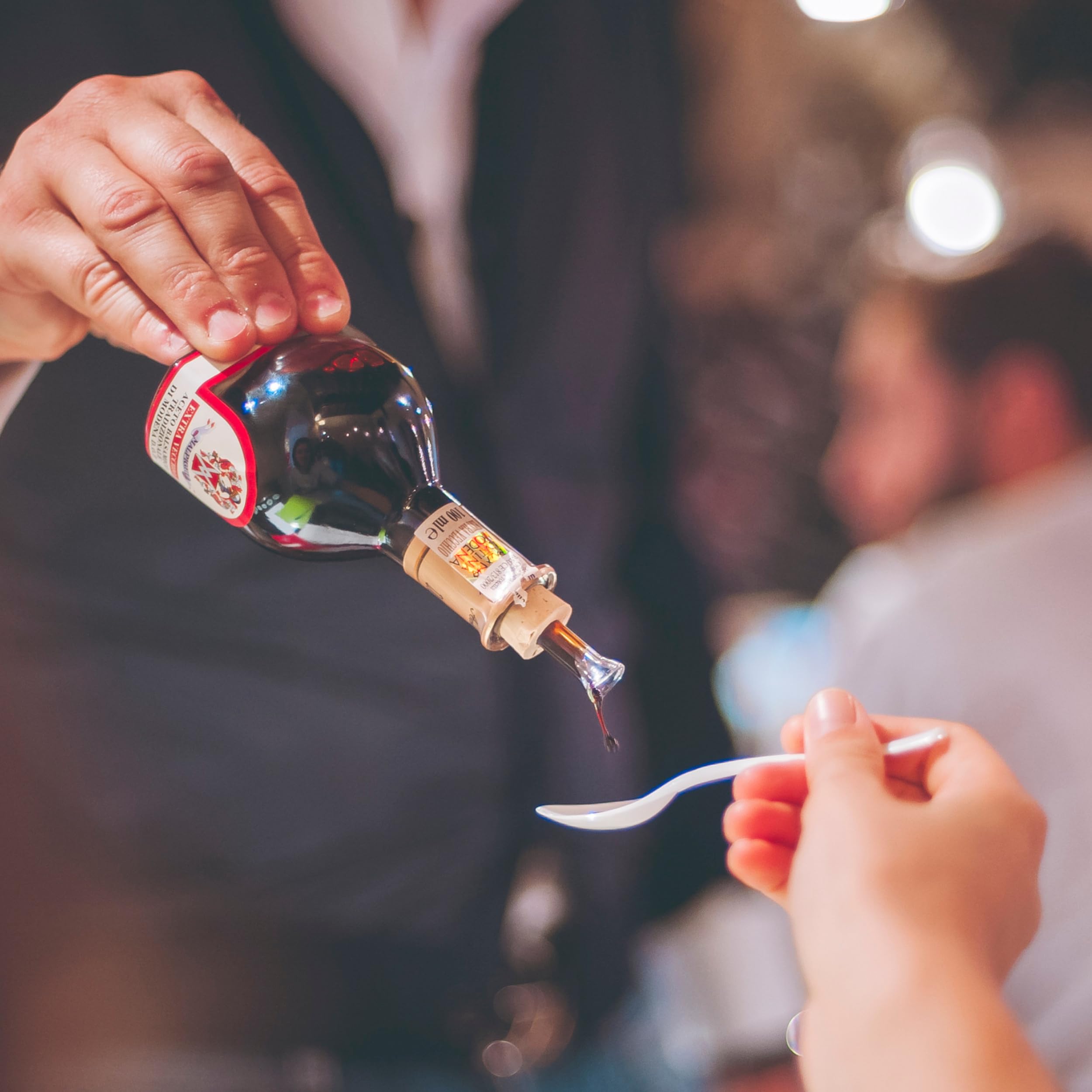 Acetaia Malpighi – Tradycyjny ocet balsamiczny z Modeny DOP Extravecchio Secolare – 100 ml – Tylko gotowany moszcz – Selekcja dla wysokiej gastronomii