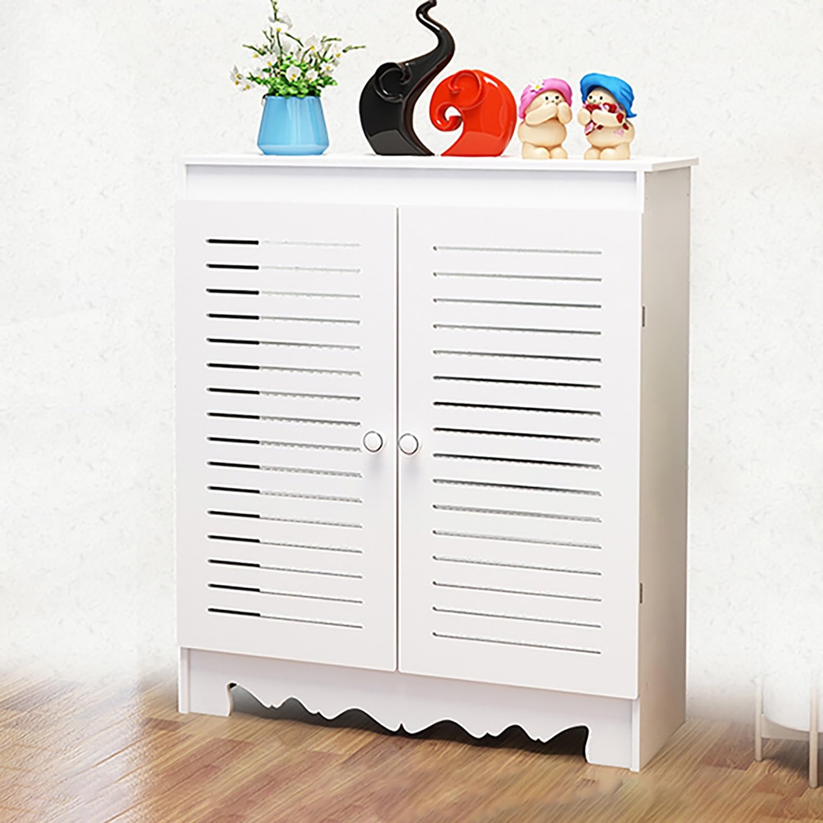 Cubierta decorativa para radiador balda superior ventilada para organizar el salon de casa