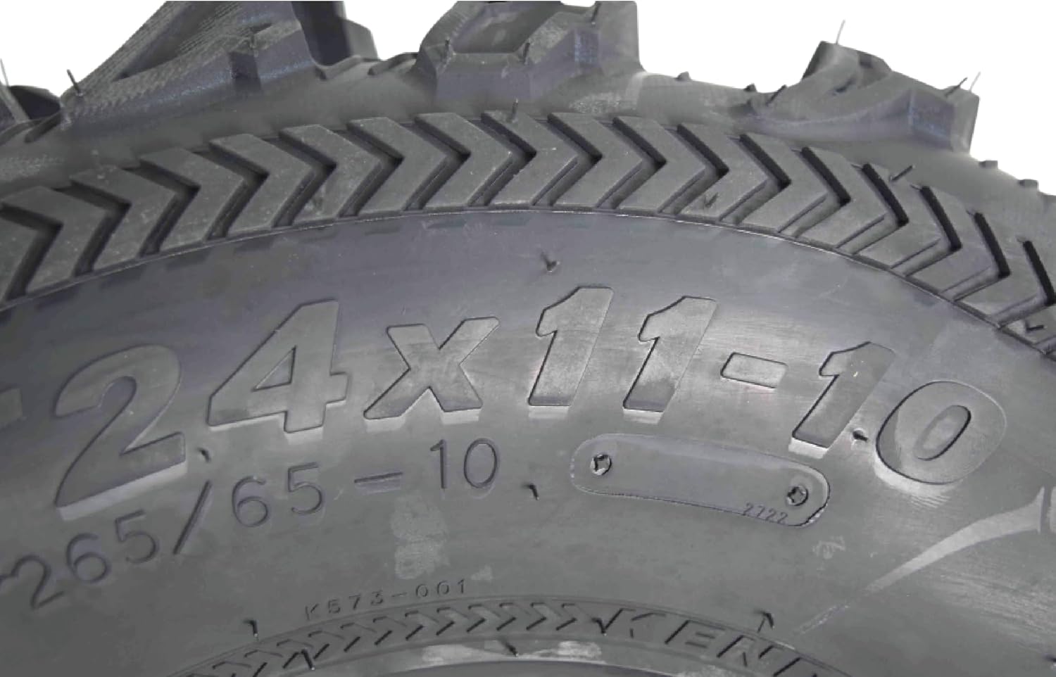 Kenda Bearclaw EX K573-24x11-10 Rear Tires for All Terrain (ATV), UTV, and Side by Side (SxS) Vehicles - 6-Ply - Bear Claw EX 24x11x10 (2-Pack)