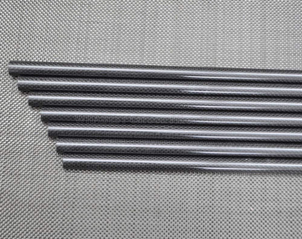 3K-Kohlefaserrohre, Außendurchmesser 5, 6, 7, 8, 9, 10 mm x 1000 mm Länge, 100% Vollcarbon-Verbundmaterial/Rohre. RC-Flugzeug/RC-Heimwerker(2pc 11 * 9 * 1000 Glossy)