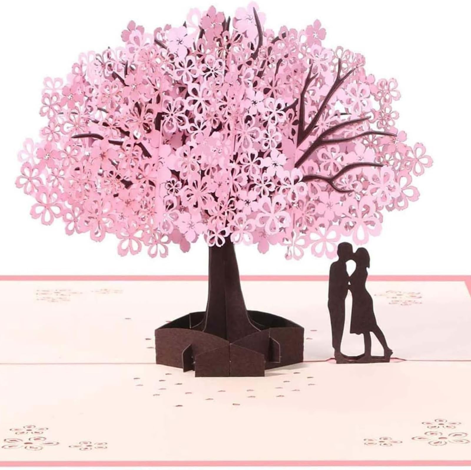 – 3D cards, featuring a romantic cherry blossom tree, are perfect for anniversary cards for your wife, girlfriend, daughter, or mother.