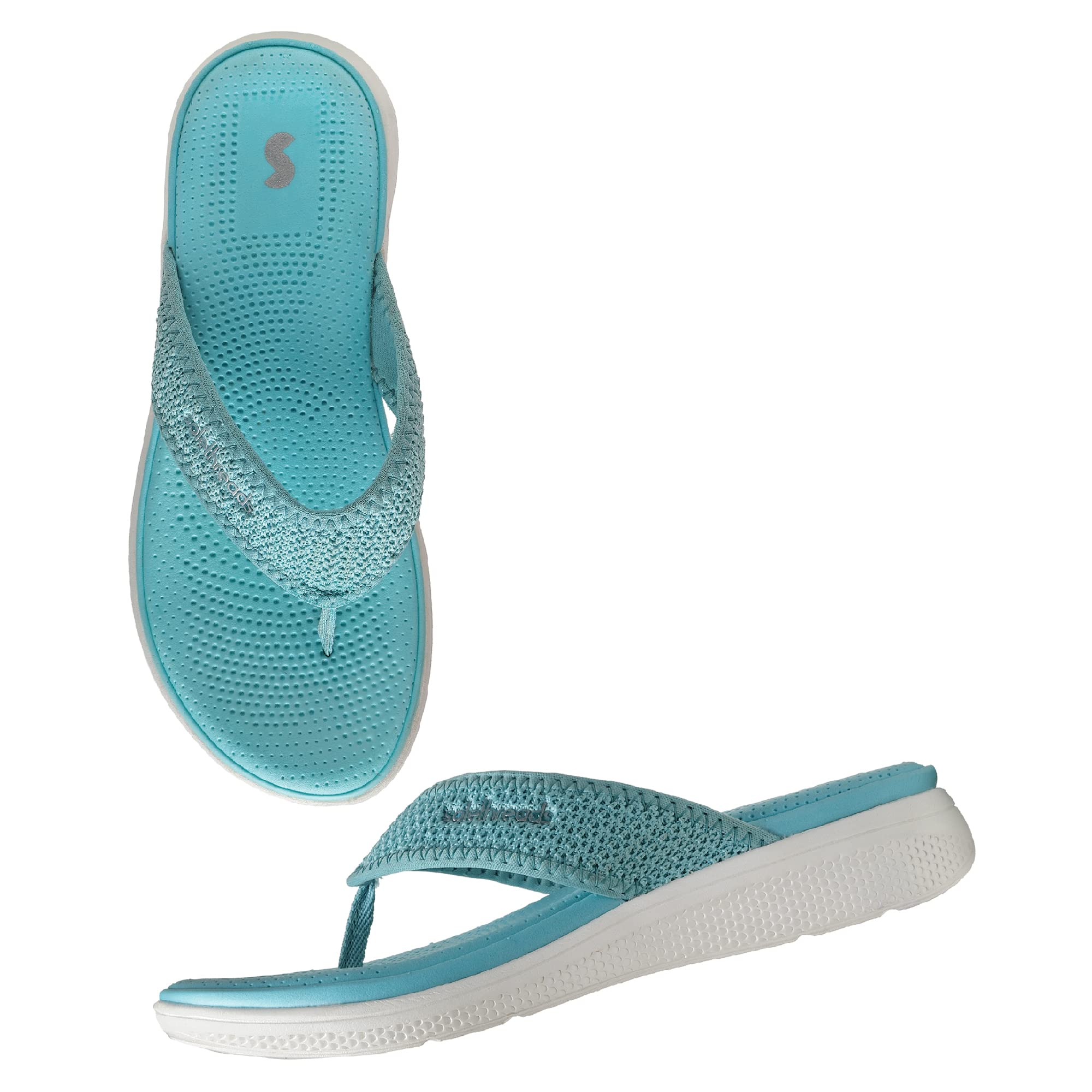 SOLETHREADSGRACE V | Stylish | Comfy | Super soft | Ultra-Light | Phylon | Slippers | Flip Flops for Women
