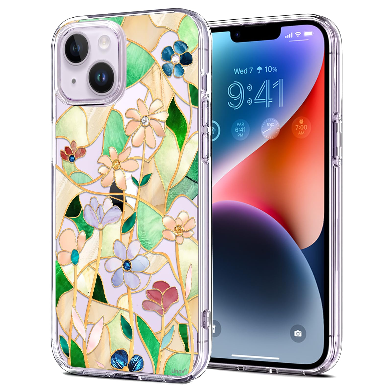 Unov Hülle für Pixel 6a Kristallklare Handyhülle, Stoßfest S