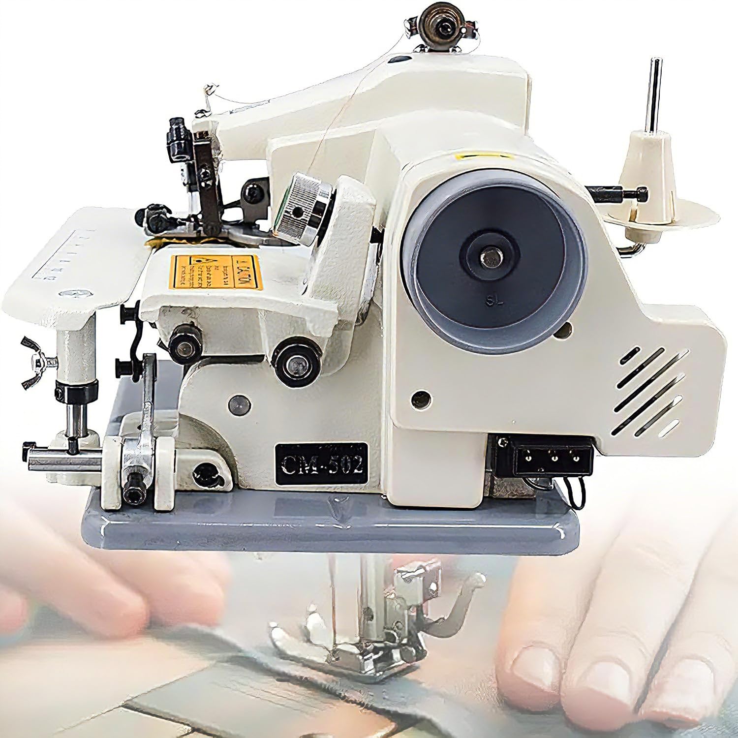 Máquina de Coser portátil de Punto Invisible, 1250 Puntadas por Minuto, dobladilladora Invisible con función de Puntada saltada, máquina de Coser eléctrica para Tiendas de arreglos/hogar.