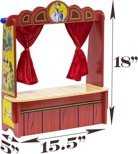 Miniatura 6 de Teatro de títeres Wooden Wonders Mother Goose's Tabletop Puppet Theater por Imagination Generation