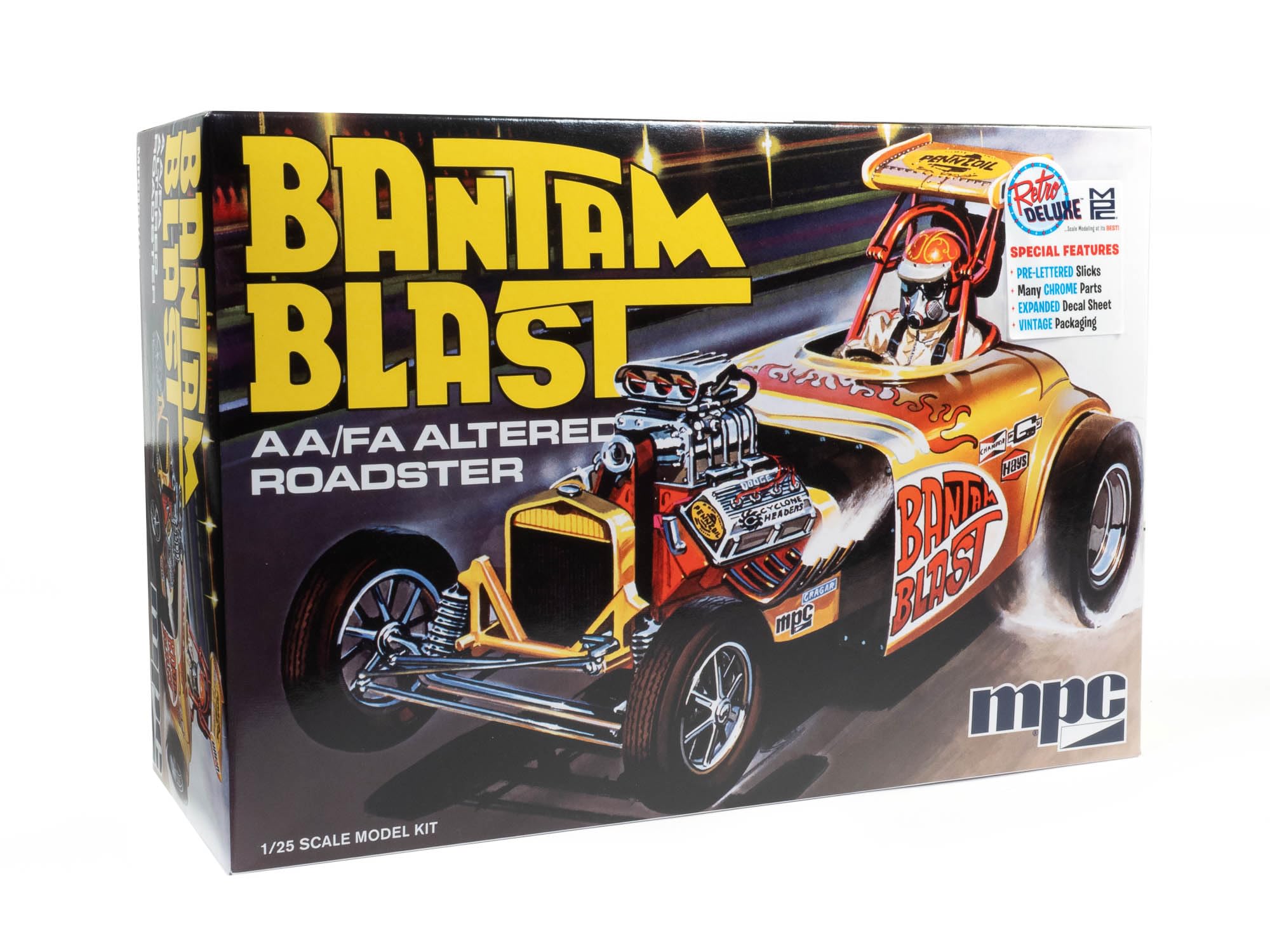 Amazon.com: MPC Bantam Blast Dragster 1:25 Scale Model Kit : Arts