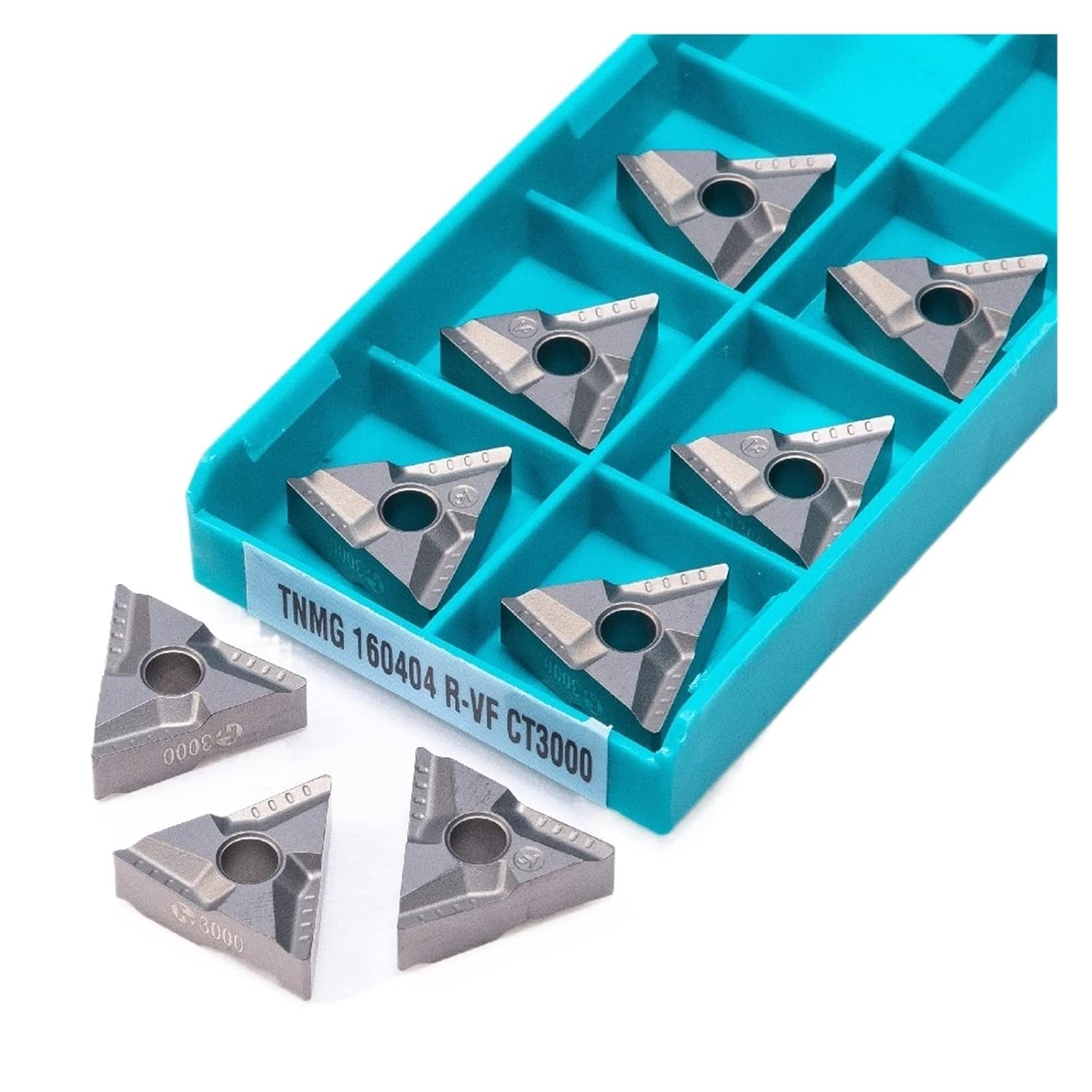 Indexable Carbide Lathe Tool 10PCS TNMG160404R CT3000 End Milling Cutter Insert CNC Lathe Metal Tool Hardness Carbide Blade