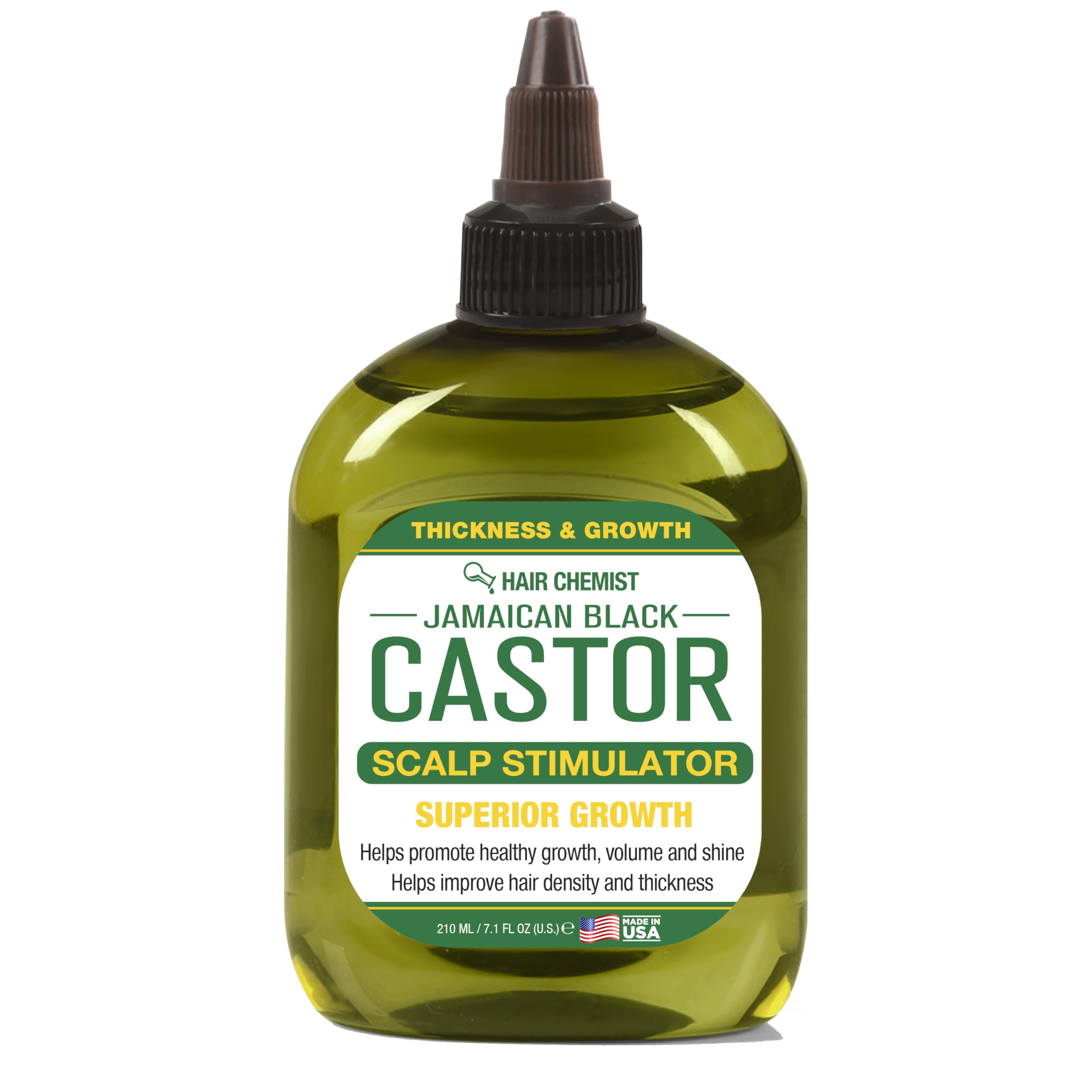 Hair Chemist Superior Growth Jamaican Black Castor Oil Scalp Stimulator 7.1 oz. - Thickness & Growth Leave in Treatment