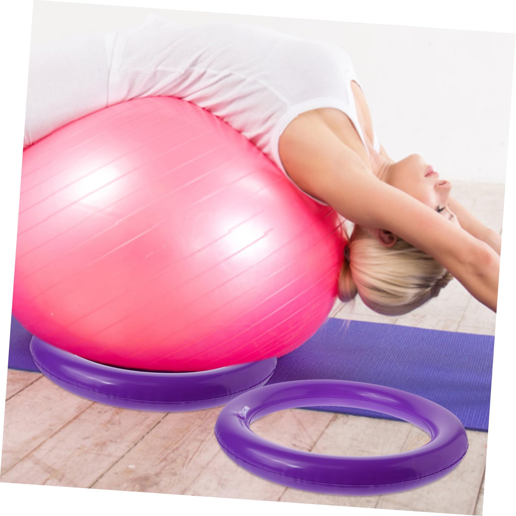 TOYANDONA Stabilizzante per Yoga Base Gonfiabile con Fissaggio per Esercizi e Sicuri Accessorio per Fitness e Allenamento Casa