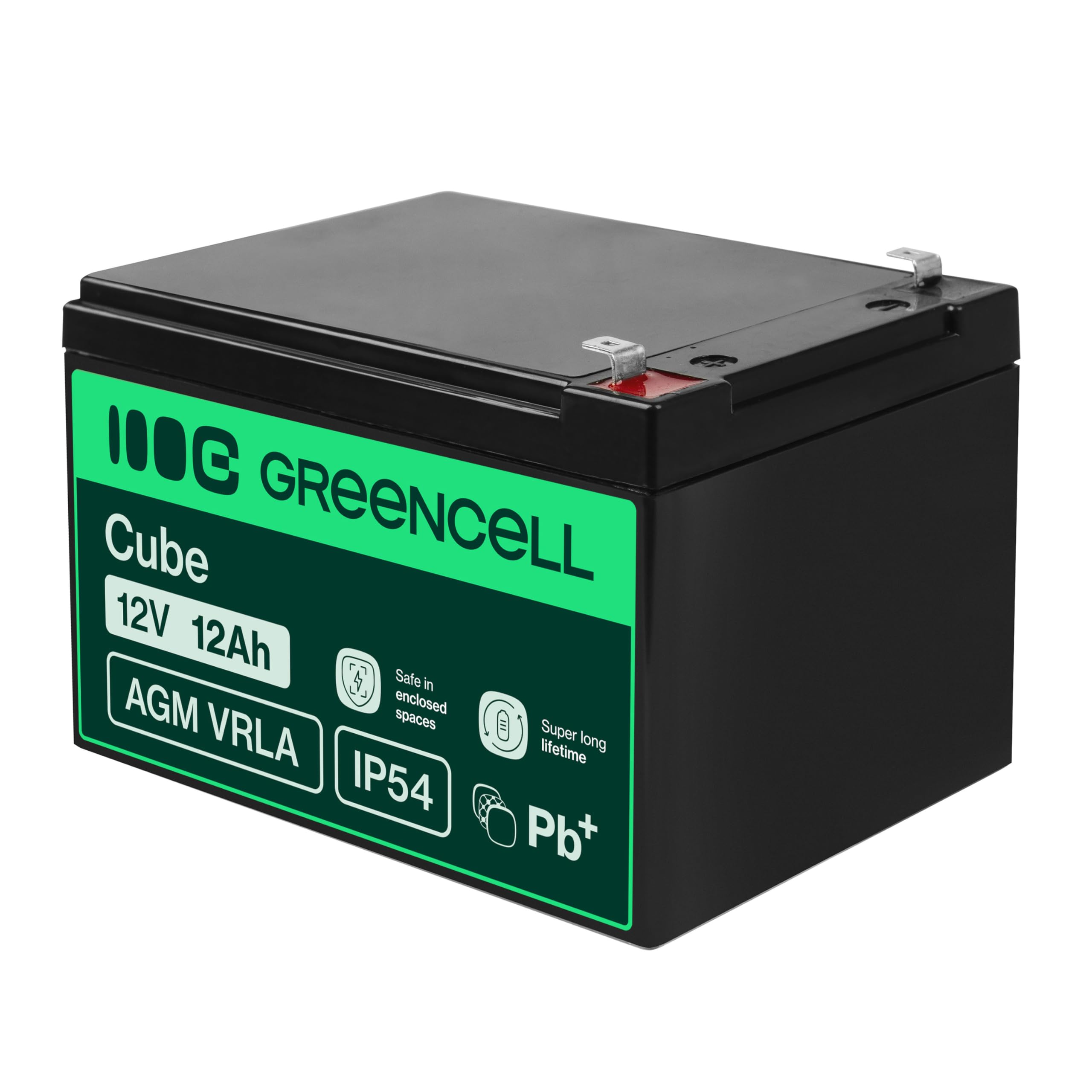 Green Cell Akumulator 12 V 12 Ah (6,3 mm) 12000 mAh VRLA AGM