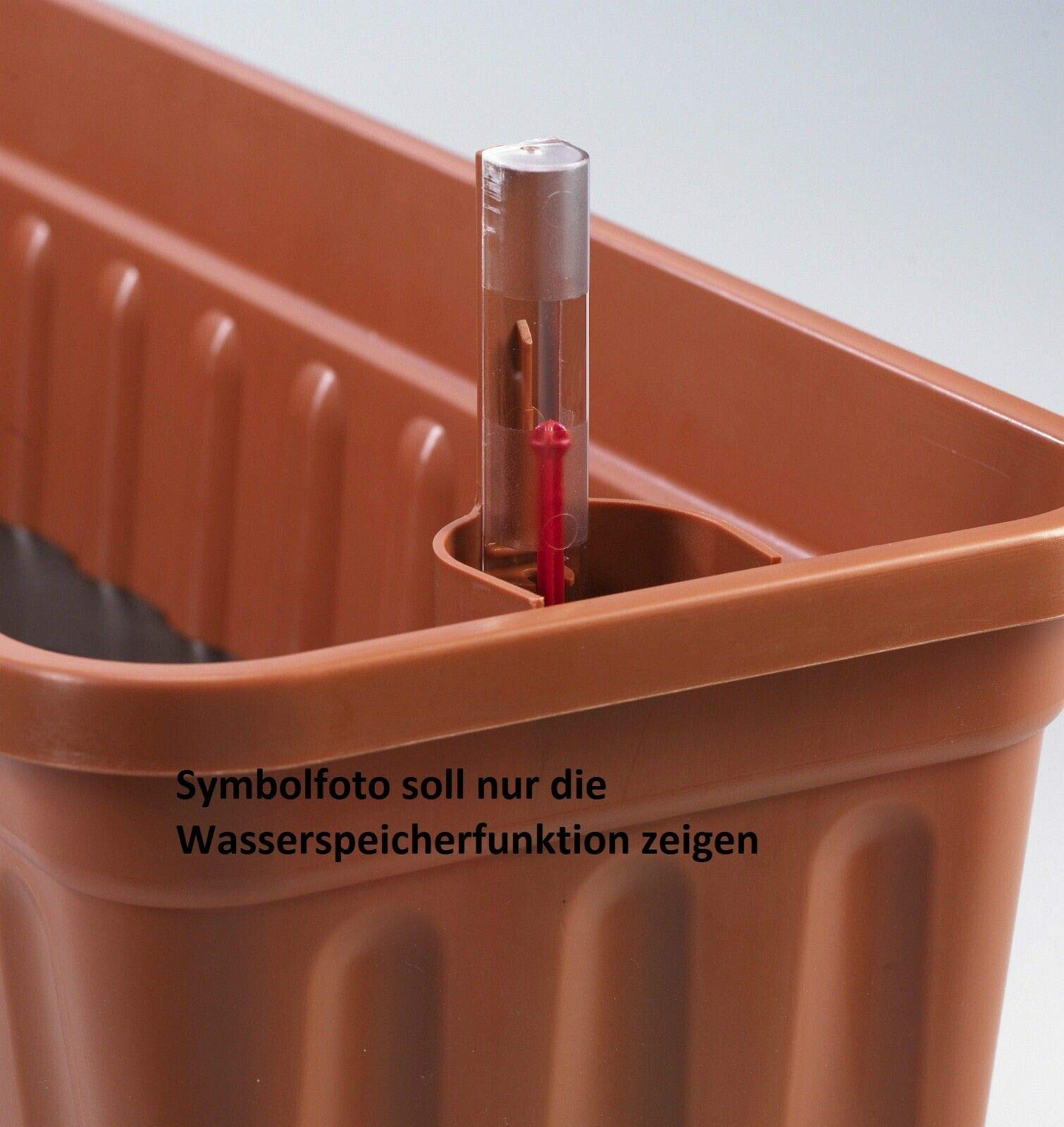 Alpfa Balkonkasten Water 60 cm mit Wasserspeicher aus witterungs- und  UV-bestndigem Kunststoff/Blumenkasten/Blumentopf: Amazon.de: Garten