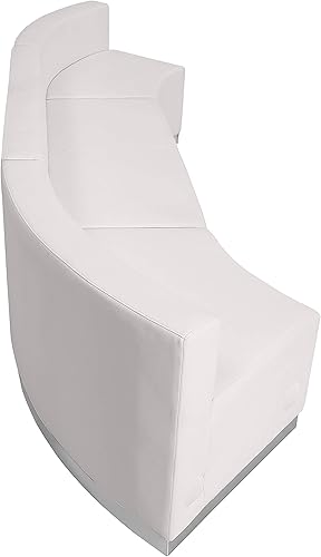 Miniatura 3 de Flash Furniture HERCULES Alon Series Black LeatherSoft configuración de recepción 3 piezas