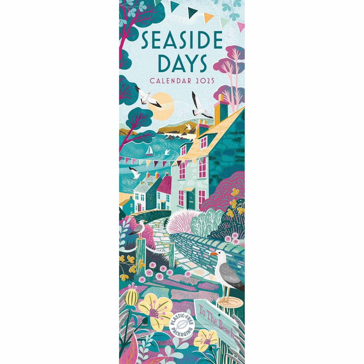 Seaside Days Slim Calendar 2025 (PFP)