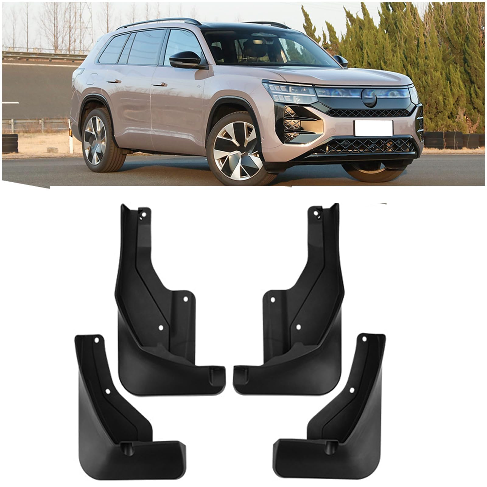NYSLDSCO Mud Flaps for Volkswagen Teramont Pro 2025