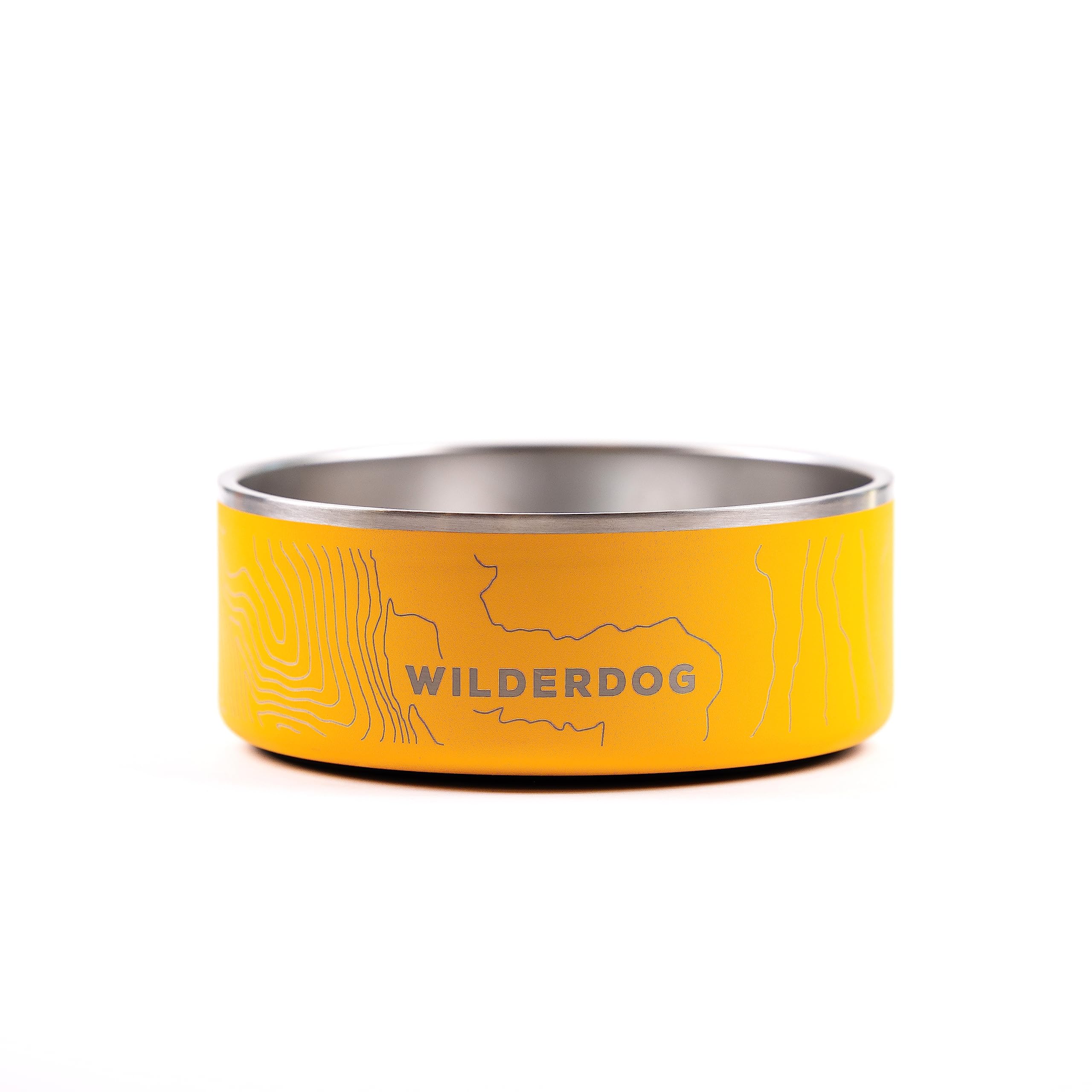 Wilderdog Stainless Steel Dog Bowl with Extra Durable Kitchen-Grade BPA-Free Stainless Steel with Non-Slip Rubber Ringed Bottom