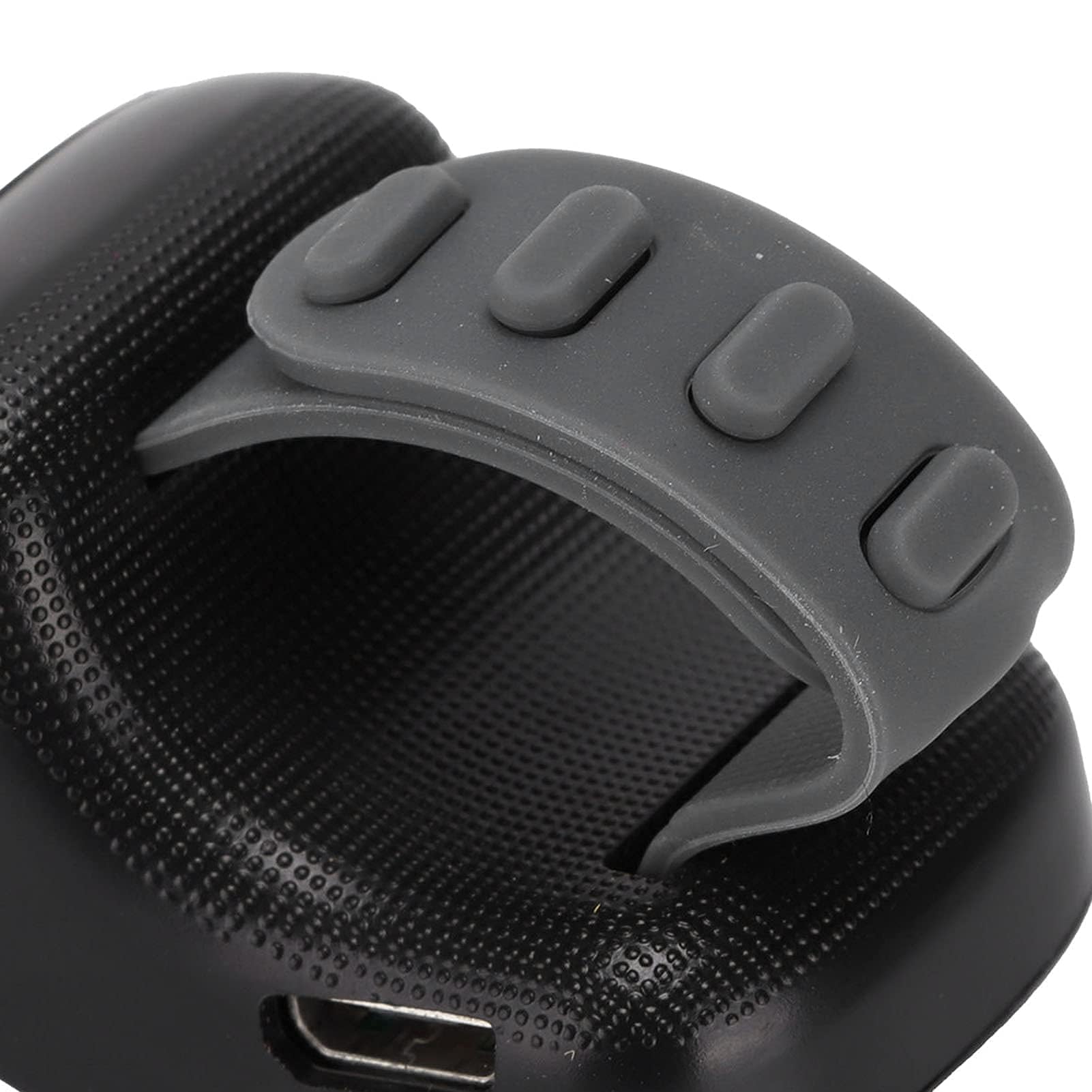 Contatore di Perline Digitale Nero, Forma ad Anello, Mini Strumento per Conteggio Buddista, Accessorio per Meditazione, Design Portatile