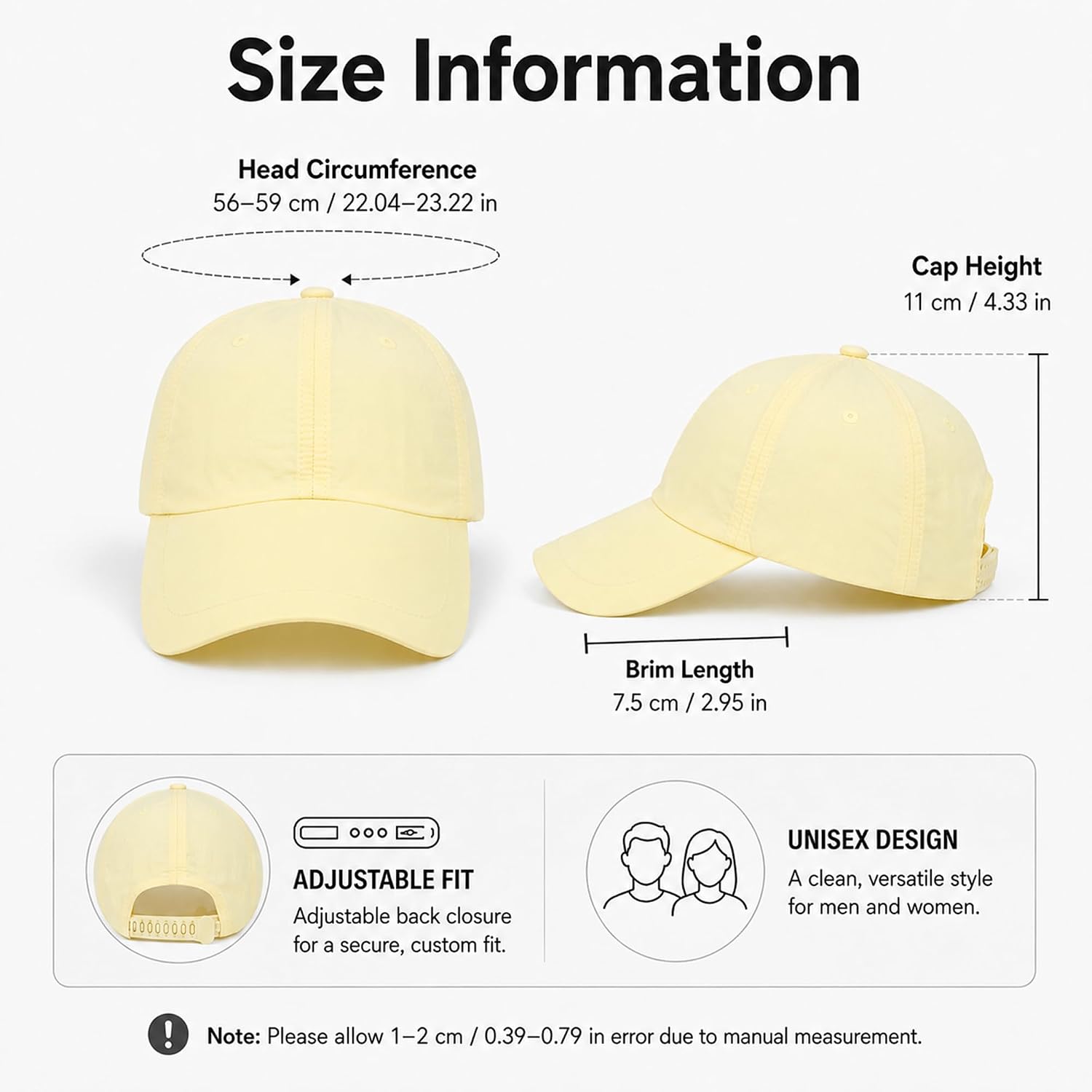 Waterproof Baseball Cap for Men Women Quick Dry Rain Hat Sport Outdoor Cap image 2