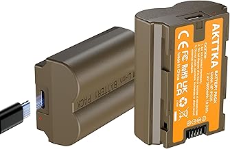 NP-W235 2600mAh Camera Battery Kit with Direct Charging Station Compatible with Fuji X-T5, X-T4, GFX 100S, X-H2S, GFX 50S II, VG-XT4