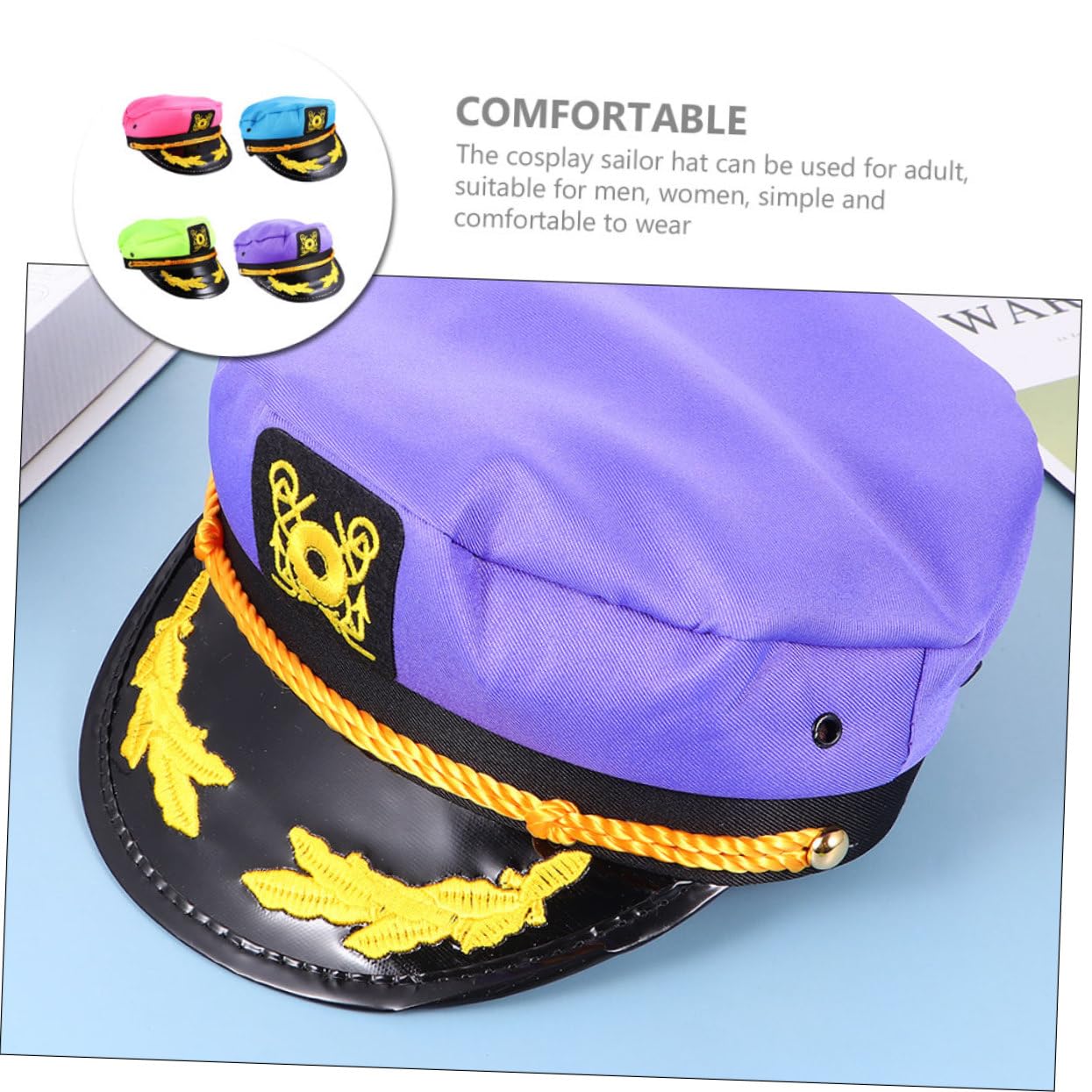 minkissy Cappello Da Marinaio Stile Da Berretto Da Marinaio Per Papà Cappello Da Marinaio Cappello Blu Navy Cappelli Da Pirata Cappelli Da