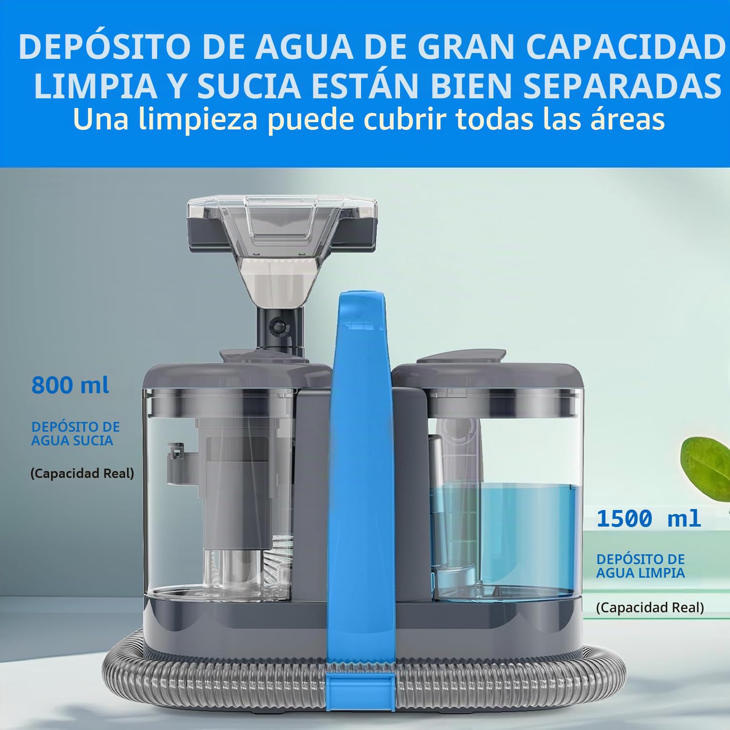 Limpiador de Tapicería de 12 Kpa, 450 W, para Tapicería y Coche, Dispositivo de Limpieza para Sofá, Limpiador de Alfombras