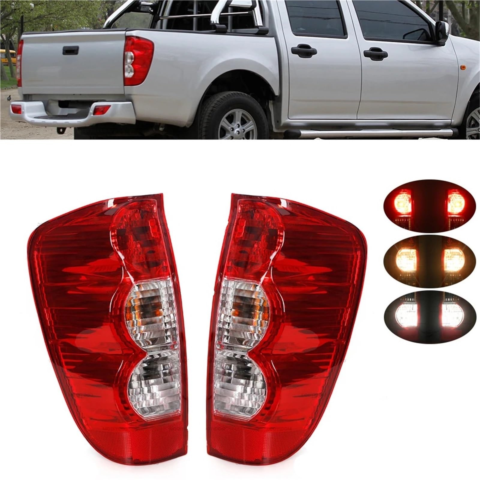 tylne światła LED Lampa tylna zespolona PASUJE DO Great Wall Wingle 3 Wingle 5 V240 V200 4133300-P00 Wersja europejska Lampka ostrzegawcza hamulca(Only 1 Right)
