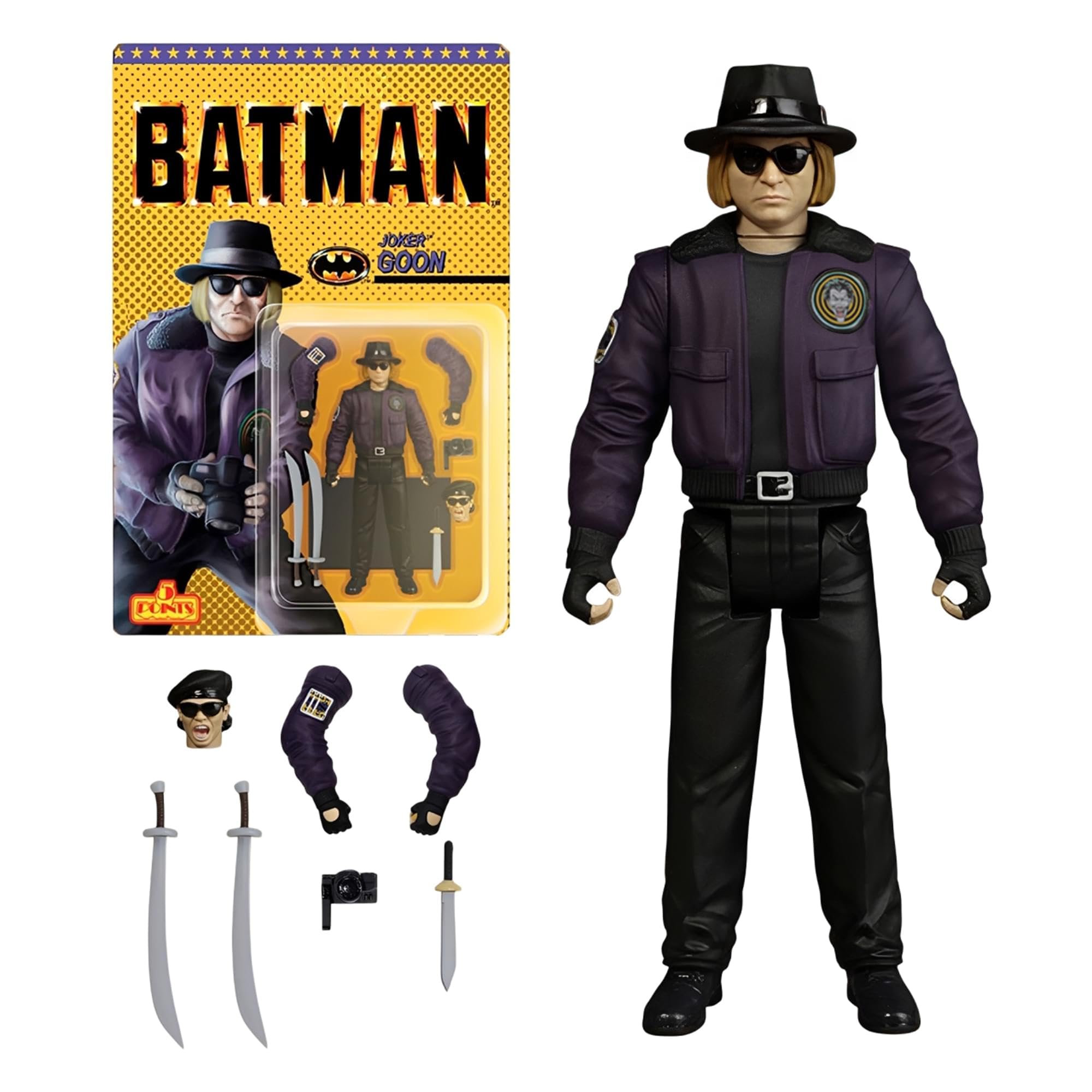 Amazon.com: Mezco Toyz DC Batman 1989 Joker Goon 5 Points Action