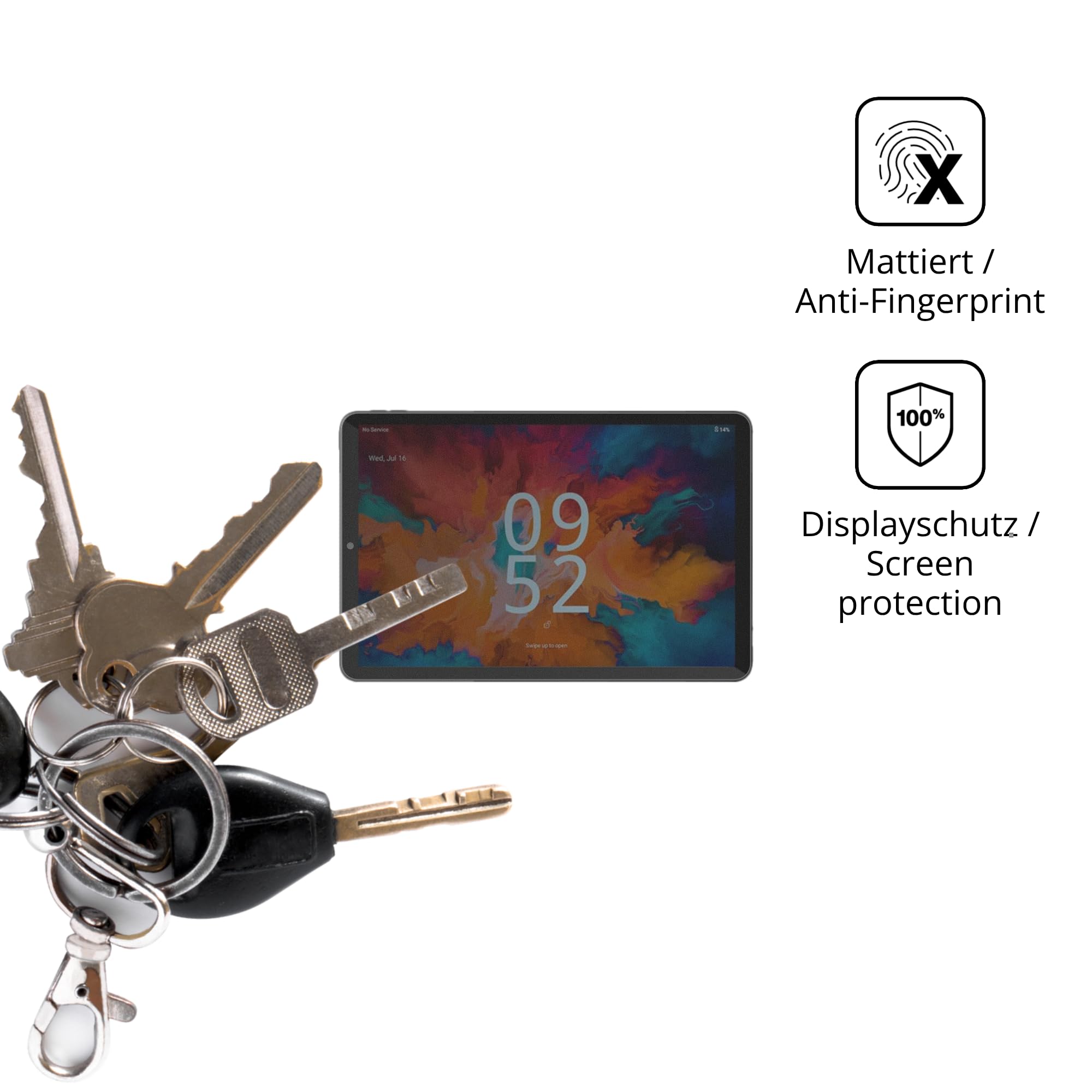 dipos Protector de Pantalla Antiespía para Crelander T60 Pro | Película protectora mate, filtro de privacidad 4 vías, ajuste perfecto, antiarañazos, sin burbujas, autoadhesivo