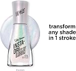 Sally Hansen Insta-Dri® Nail Polish, Top Coat Shimmery finish. Transform any shade in 1 stroke. Dries in 60 seconds