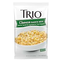 Vista 5 de Trio Mezcla de salsa de queso, macarrones con queso, salsa de queso pretzel, rica y aterciopelada, bolsa de 32 onzas