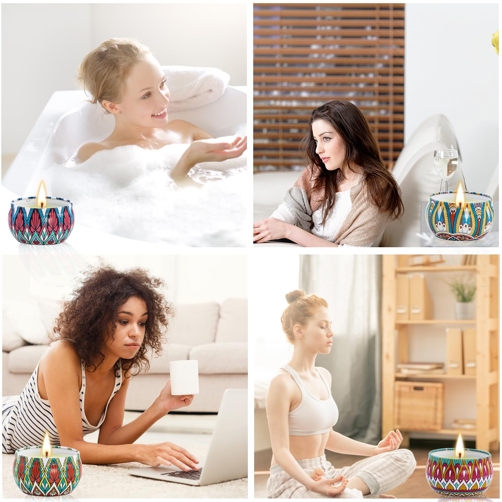 Amazon.co.jp: 香り付きキャンドルギフトセット16個セット。女性用 Amazon.co.jp: 香り付きキャンドルギフトセット16個セット。女性用