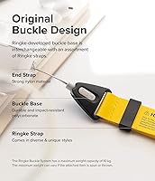 Vista 6 de Correa de mano Ringke [Correa de muñeca para teléfono] Diseñada para correa de cámara y correa para teléfono, cordón universal ajustable