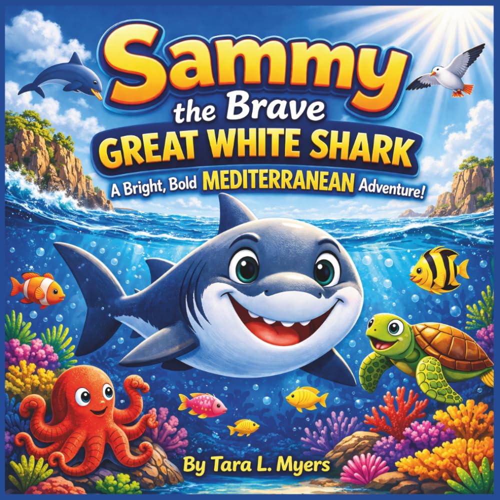 Sammy the Brave Shark: A Bright, Bold Mediterranean Adventure About Courage, Kindness, and Finding Your Place| Adventure| Animals| Fish & Marine Life| ... 30 Pages| Size 8.5 x 8.5 (Childrens Books)