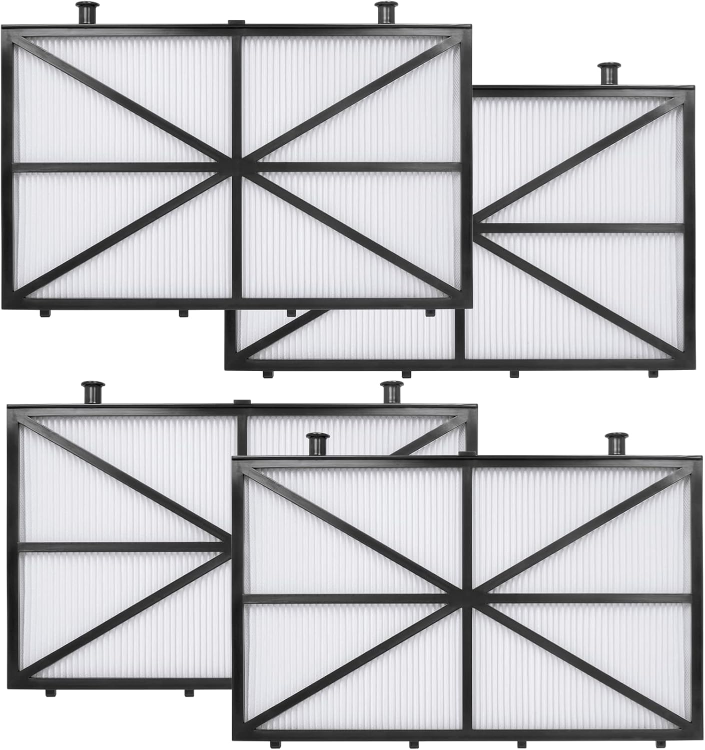 Fil-fresh Robotic Pool Cleaner Filters, Replaces for Dolphin M400/M500 & Nautilus CC Plus Ultra Fine Cartridge Filter Panels, Part Number 9991432-R4, Pack of 4