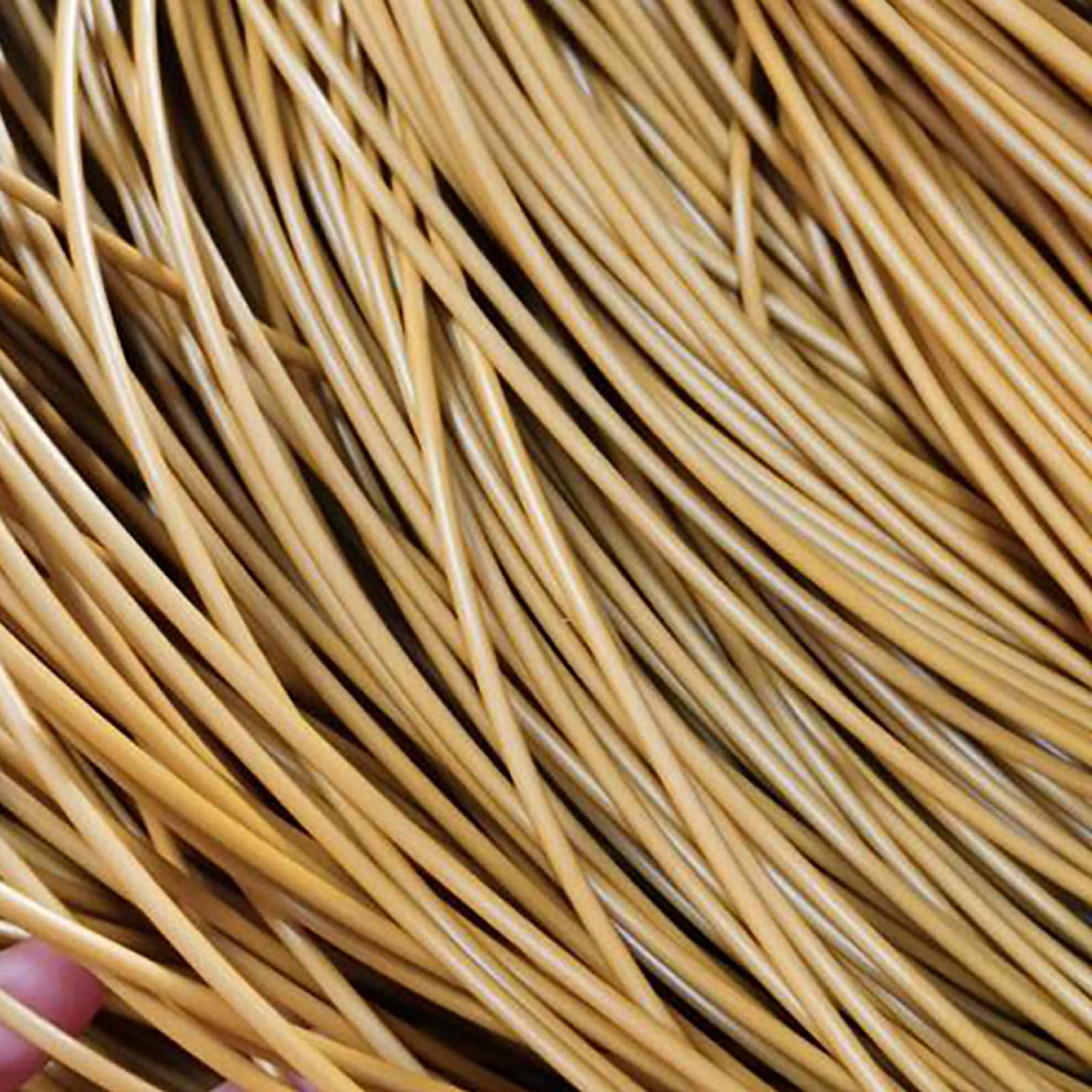 NURUGURE Plastic Rattan Wicker, PE Rattan Wicker Repair Material Repair Roll Furniture Strip for DIY Furniture