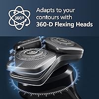 Vista 4 de Philips Shaver Series 9000 Wet and Dry Electric Shaver, with Lift and Cut Shaving System and SenseIQ Technology, Pop-up Trimmer