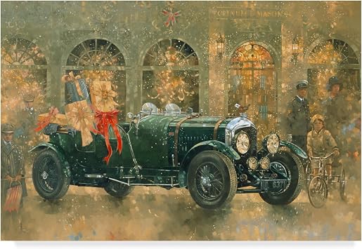 Peter Miller Christmas at Fortnum and Masons Canvas Art
