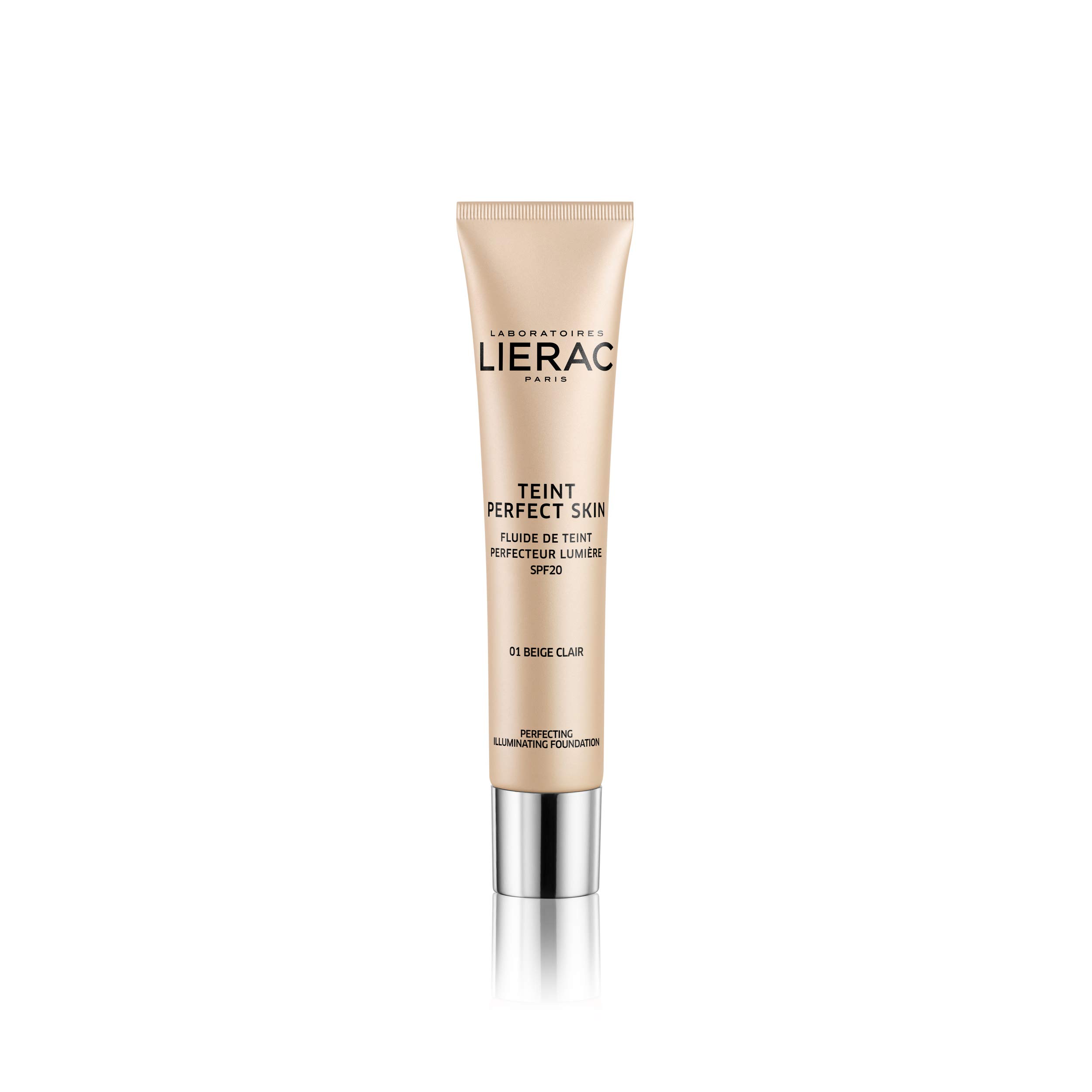 Lierac Teint Perfect Skin Perfecting Illuminating Foundation SPF20 30ml - 01 Light Beige, 30 ml (Pack of 1)