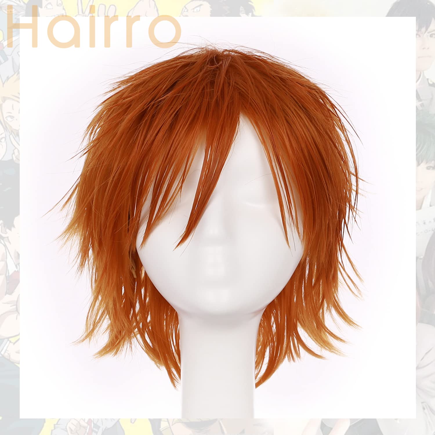 Amazon.com : Short Fluffy Anime Wigs for Women Men 21 colors 